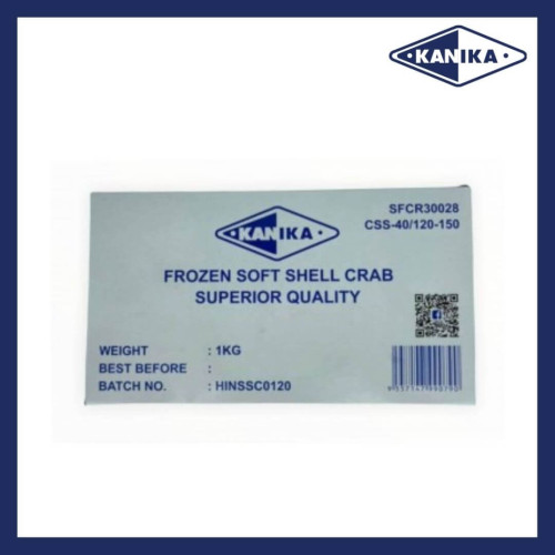 SFCR30028 [CSS-40/120-150] FROZEN SOFT SHELL CRAB SIZE : 120/150